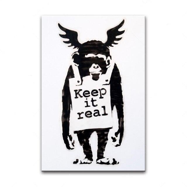Tableau Banksy Keep It Real