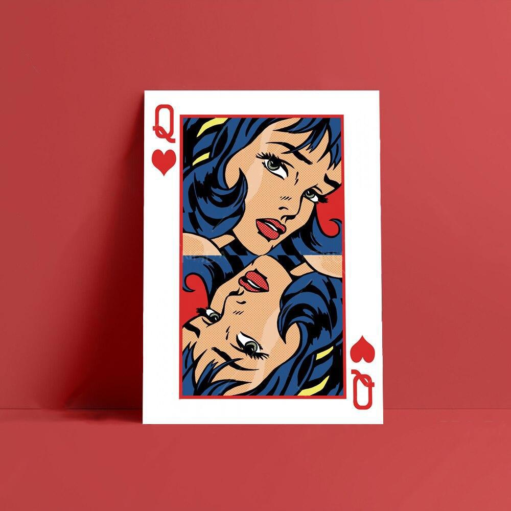 Tableau Dame de Coeur