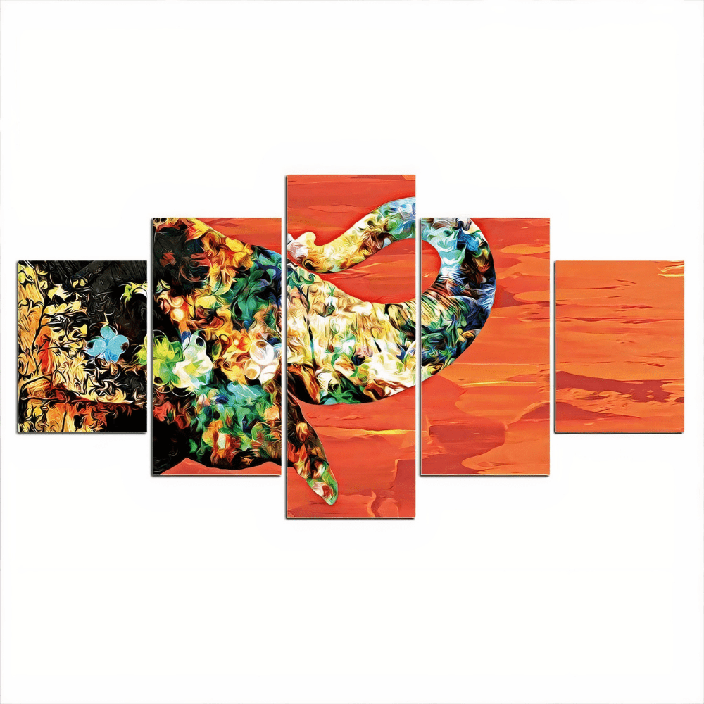 Tableau Éléphant Grand Format