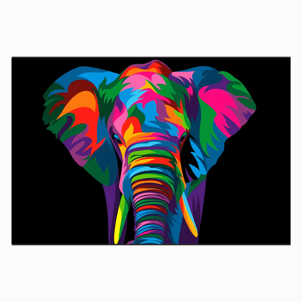 Tableau Éléphant Original