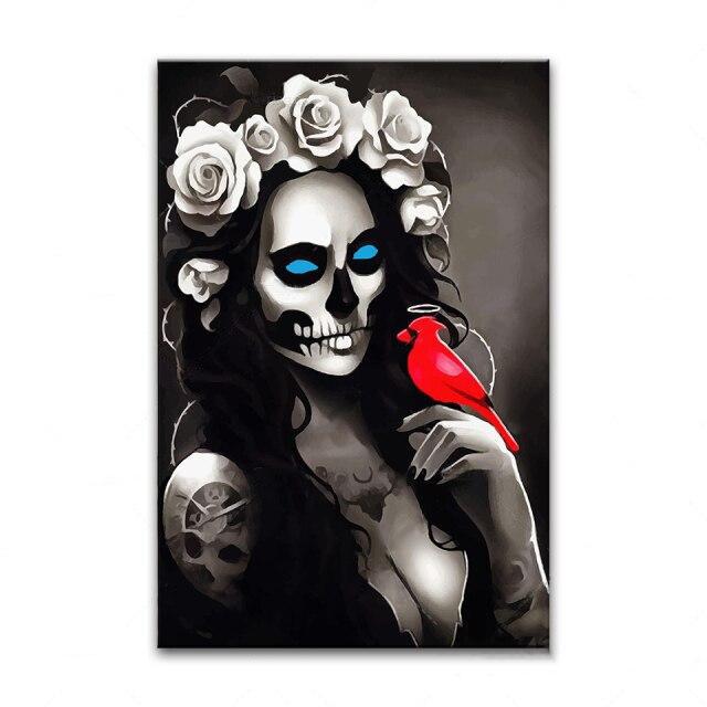 Tableau Femme Gothique