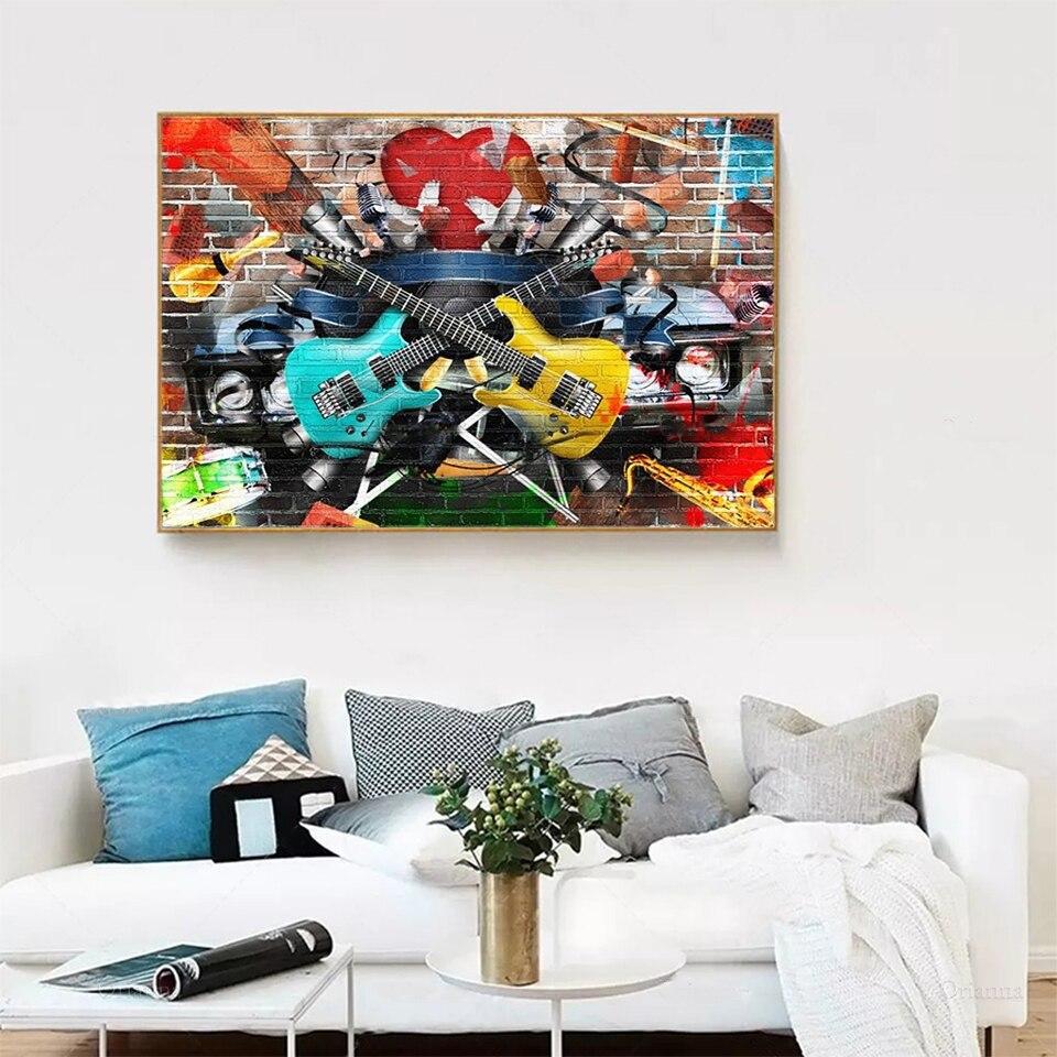Toile Guitare Électrique