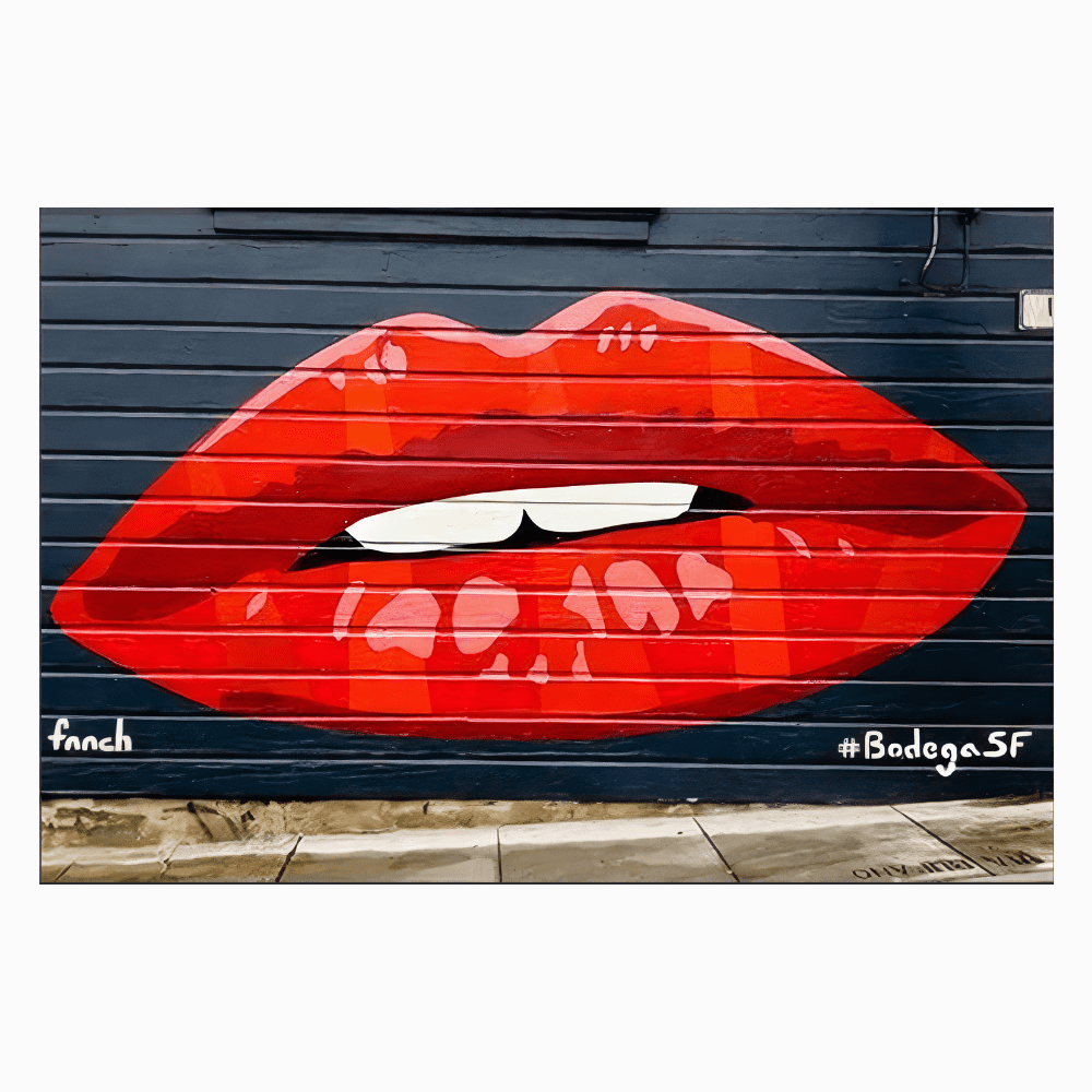 Tableau Lèvre Rouge