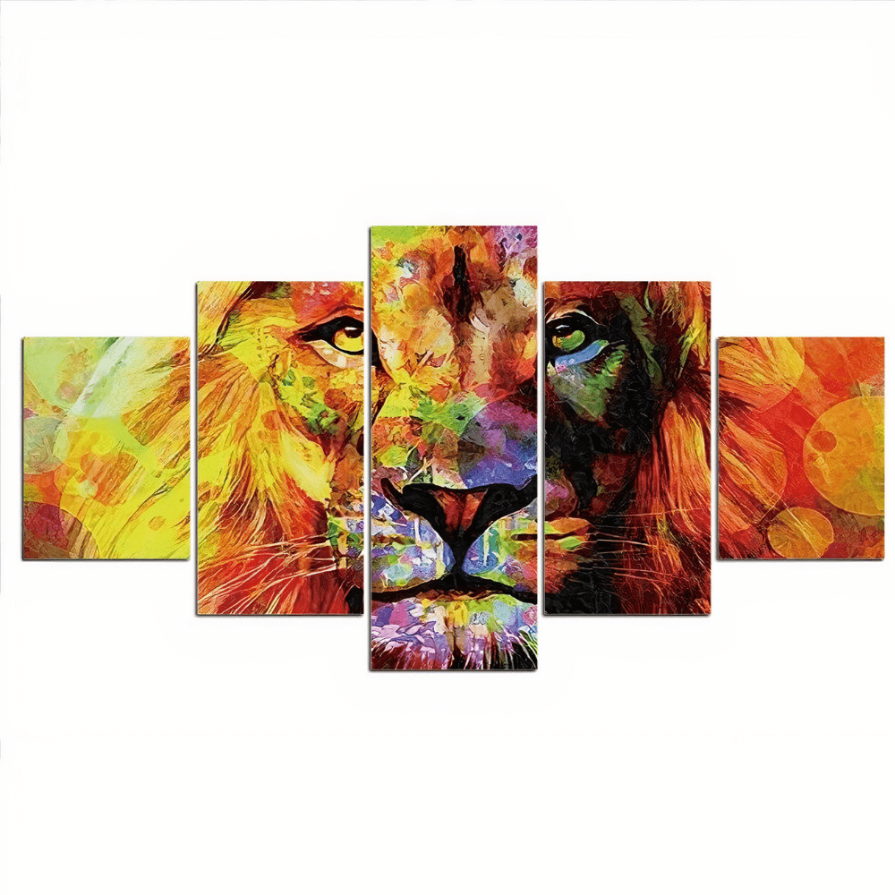 Tableau Lion Grand Format