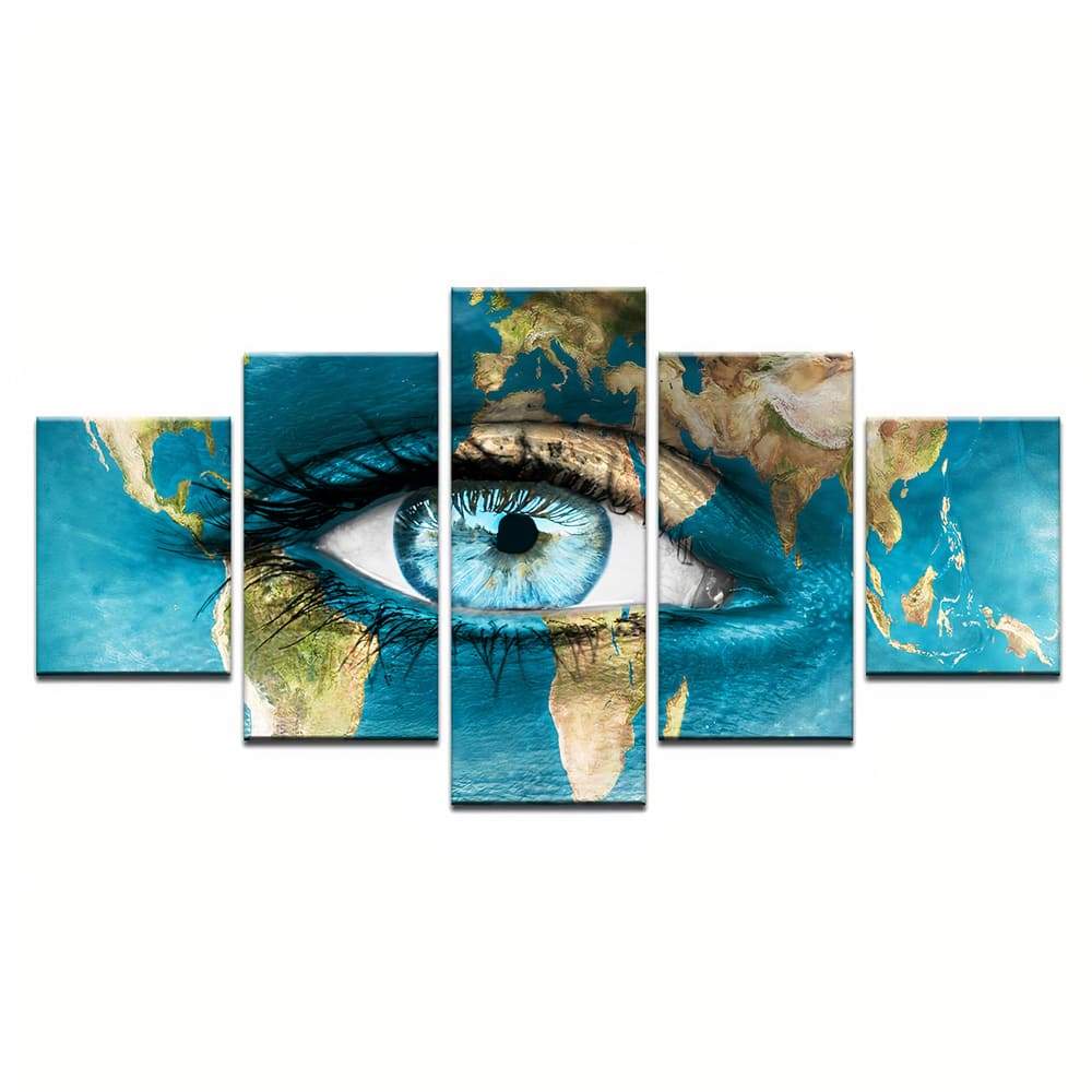Tableau Oeil du Monde