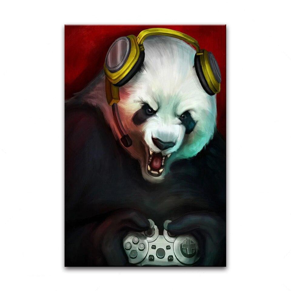 Tableau Panda Pop Art