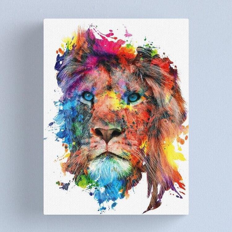 Tableau Tête de Lion