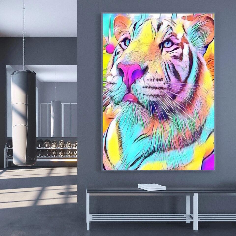 Tableau Tigre Blanc