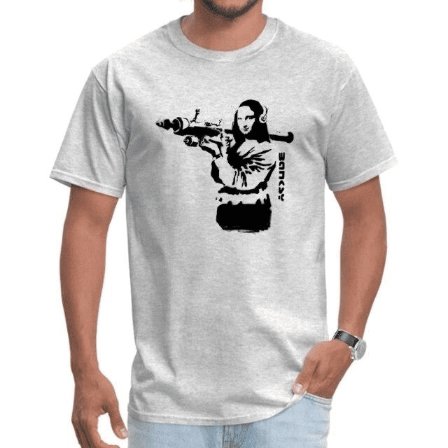 Tee Shirt Banksy Mona Lisa