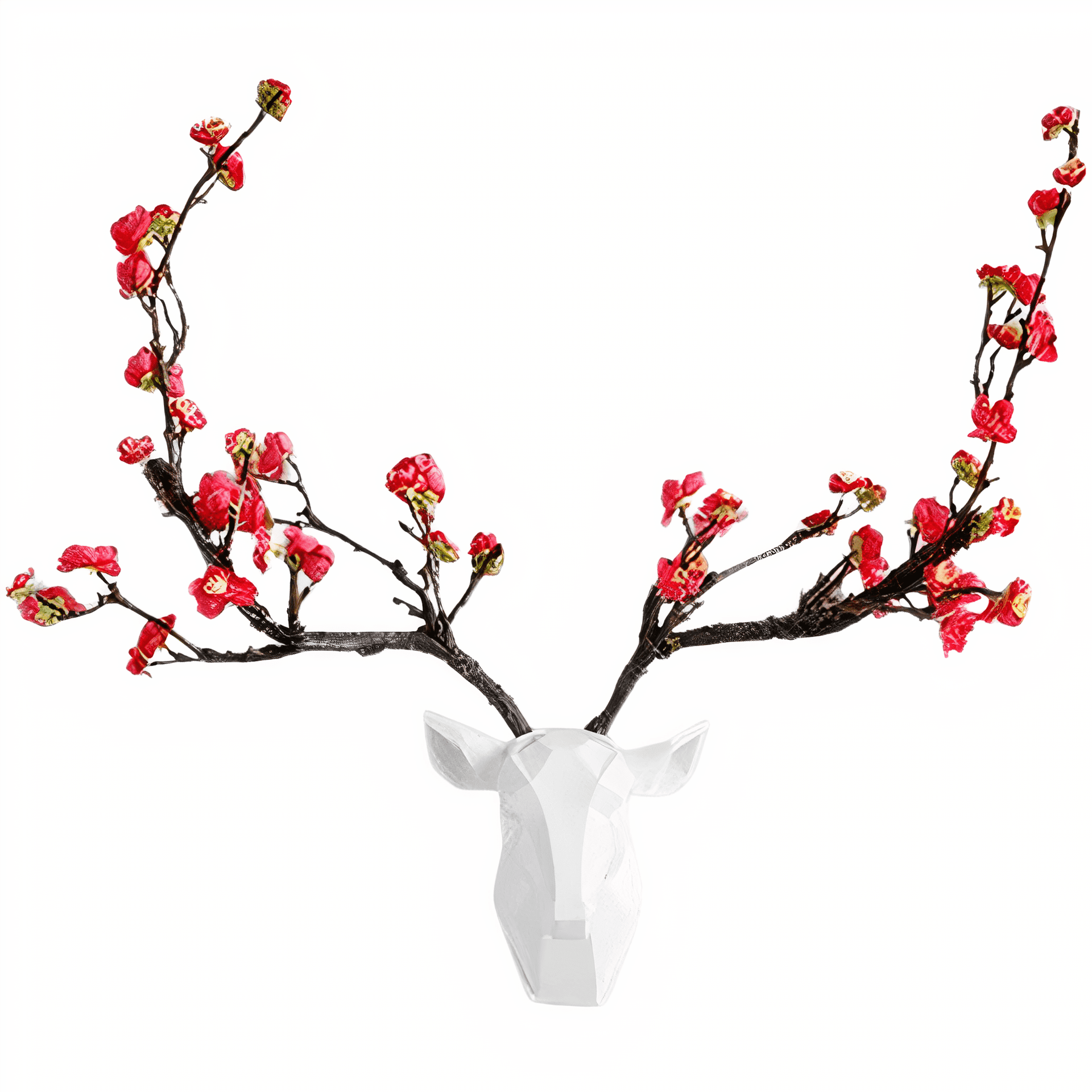 Tête de Cerf Fleurie