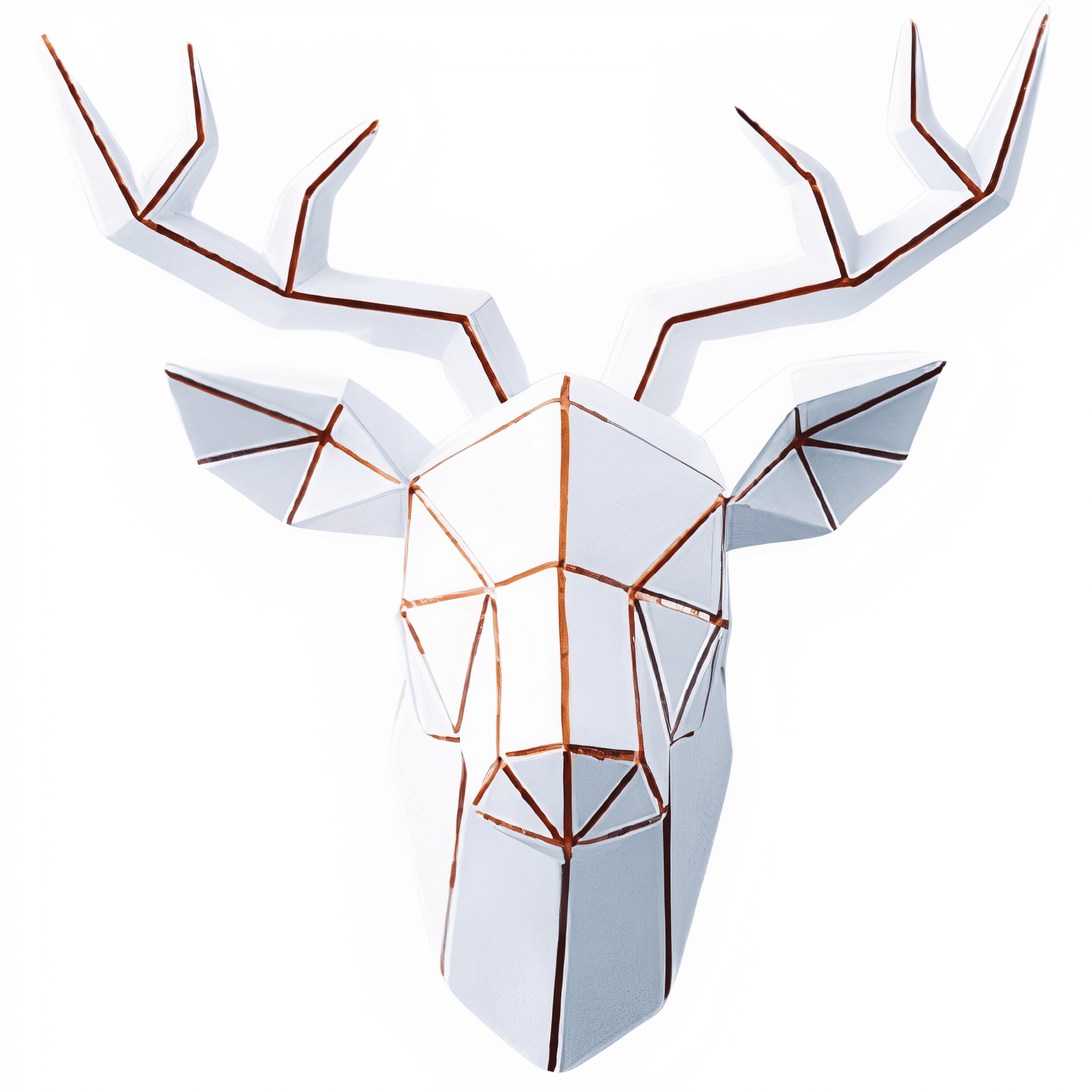Tête de Cerf Géométrique