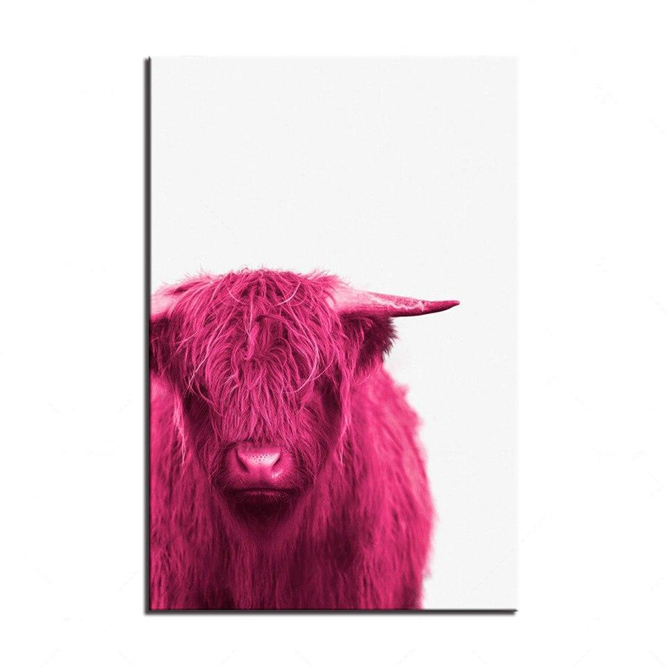 Toile Vache Highland