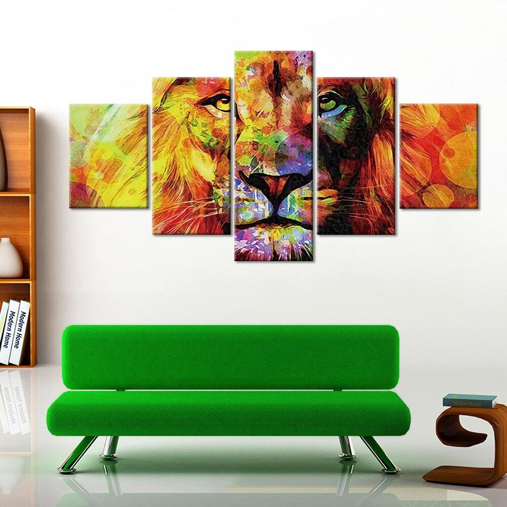 Toile Lion Grand Format