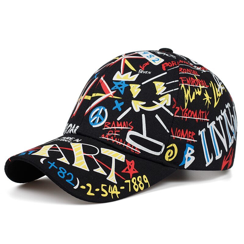 Casquette Style Graffiti Noir