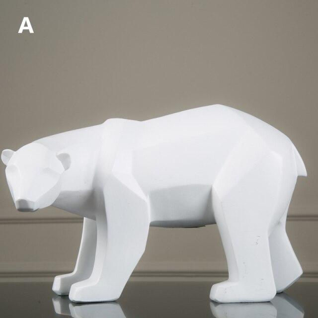 Grande Statue Ours Origami