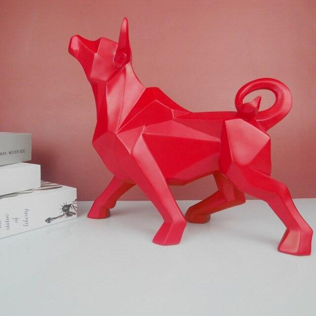 Statue Vache Rouge