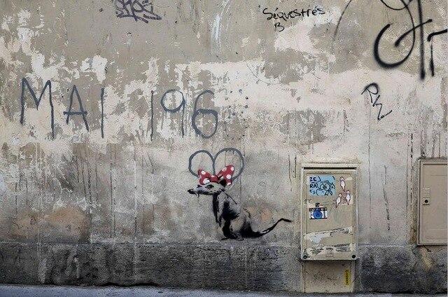 Banksy Souris Paris
