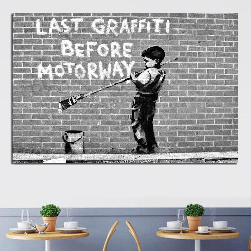 Banksy Last Graffiti Before Motorway