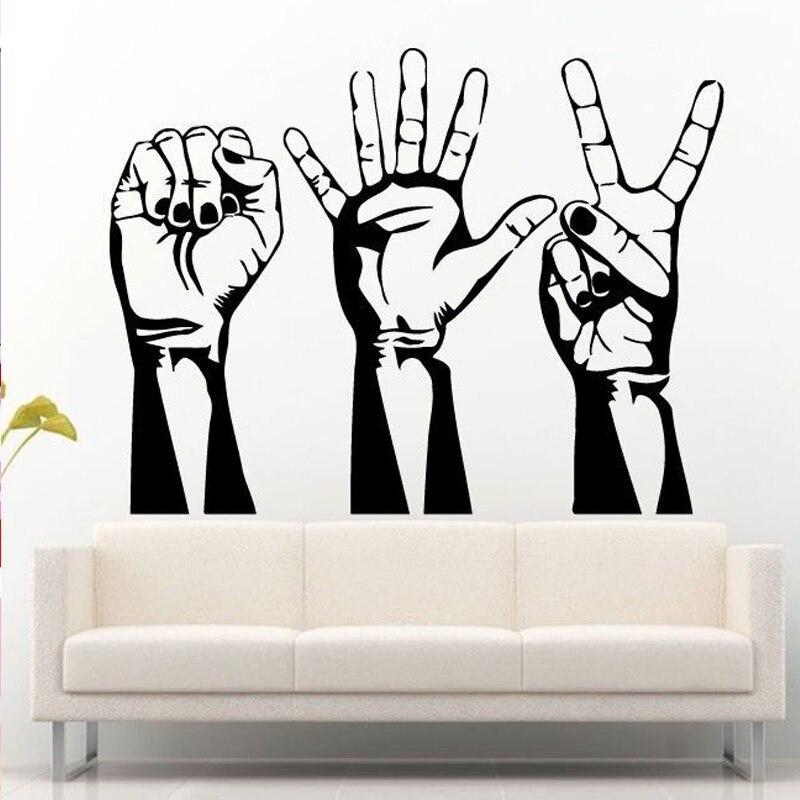 Sticker Pierre Feuille Ciseaux