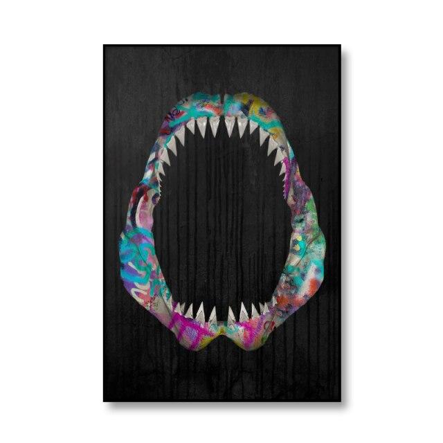 Tableau Mâchoire Requin