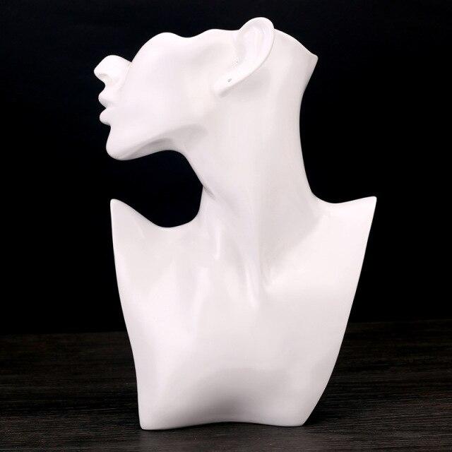Statue Buste Design Blanche