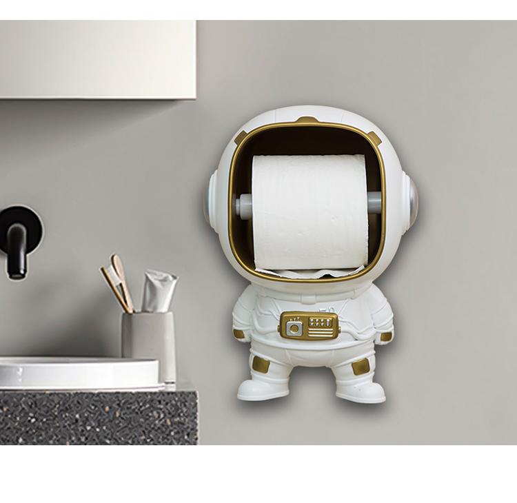 Porte Papier WC Chien Astronaute Debout