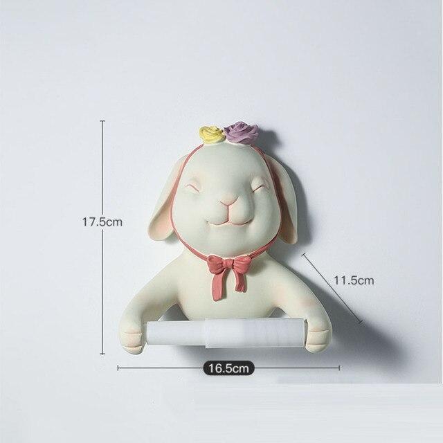 Porte Papier WC Lapin