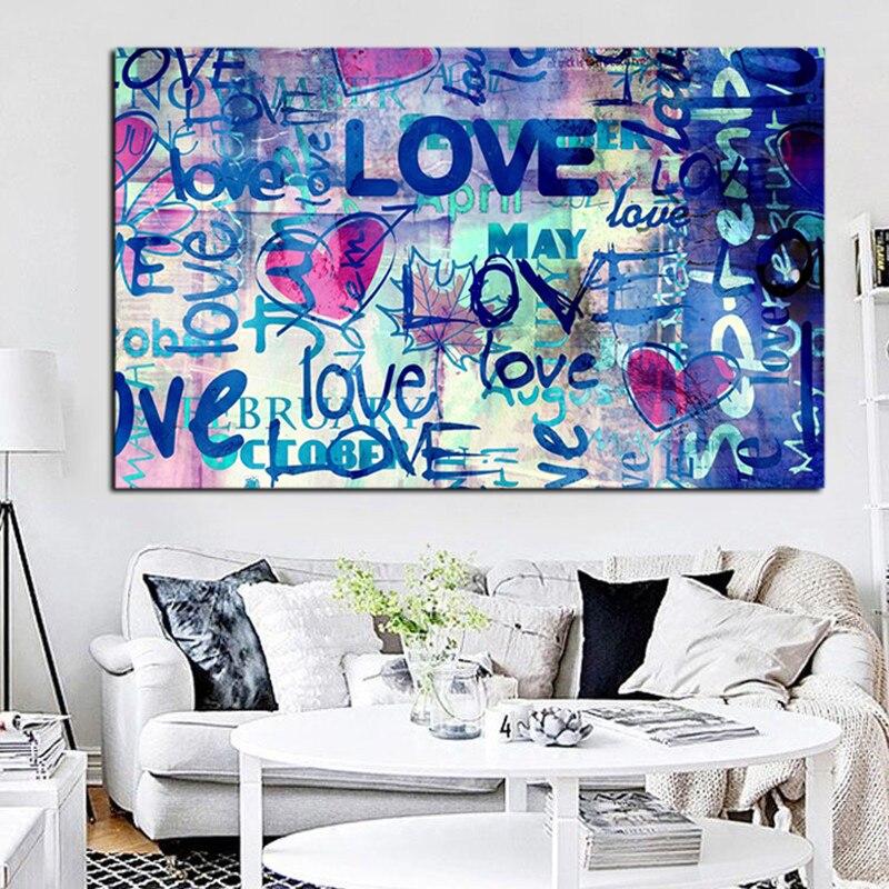 Tableau Love Graffiti