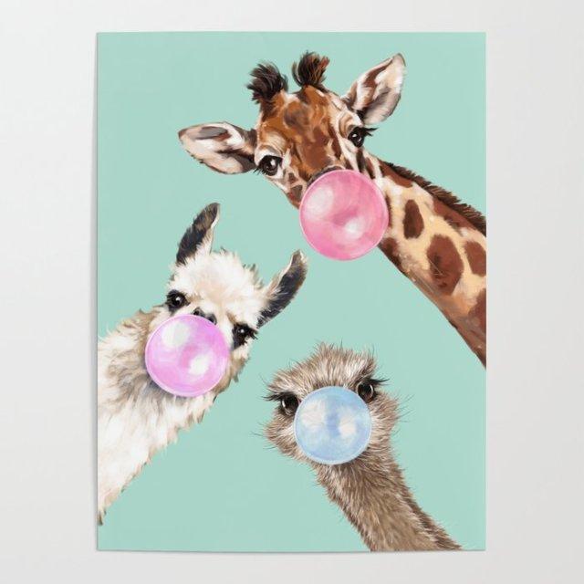 Toile Bulle de Chewing Gum