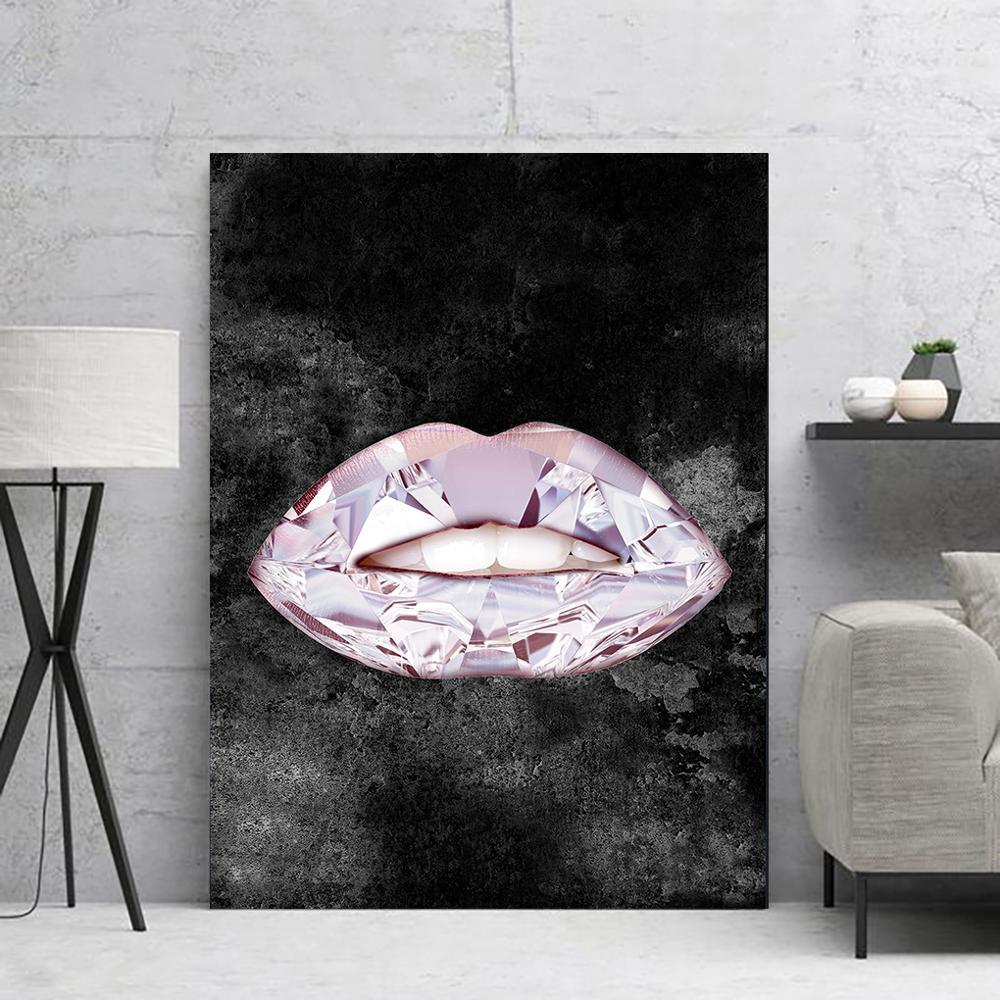 Tableau Lèvre Diamant