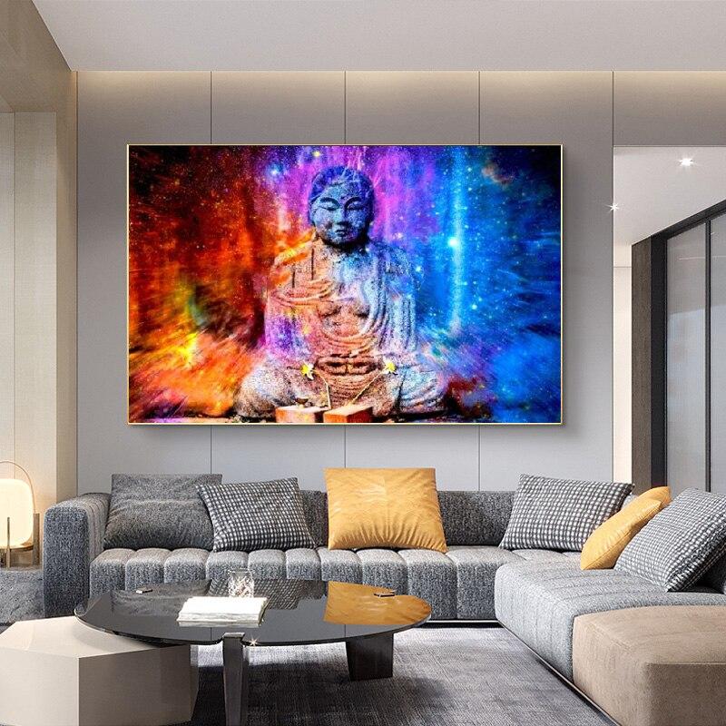 Tableau Bouddha Couleur