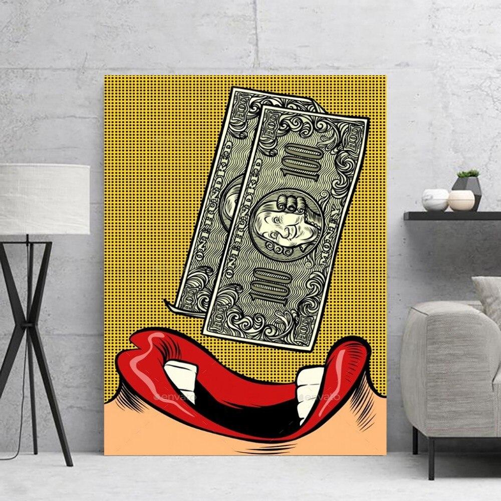 Tableau Femme Lèvre