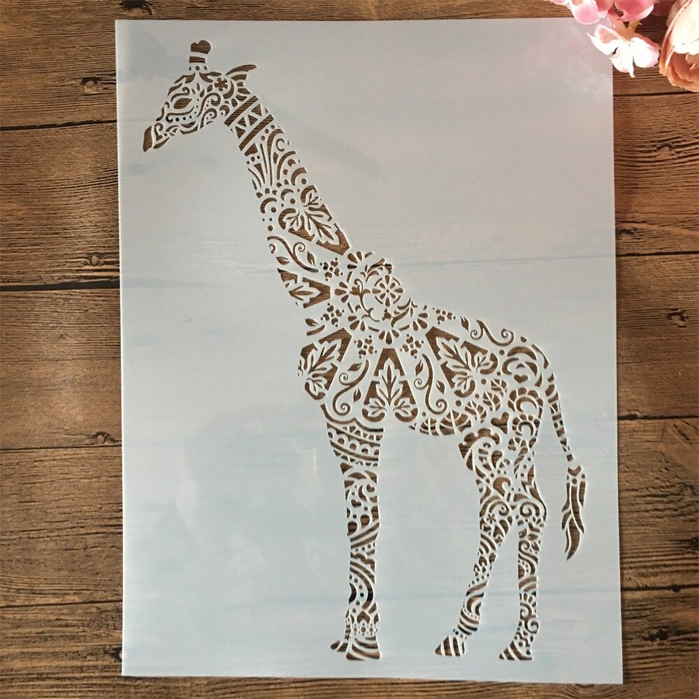 Pochoir Girafe