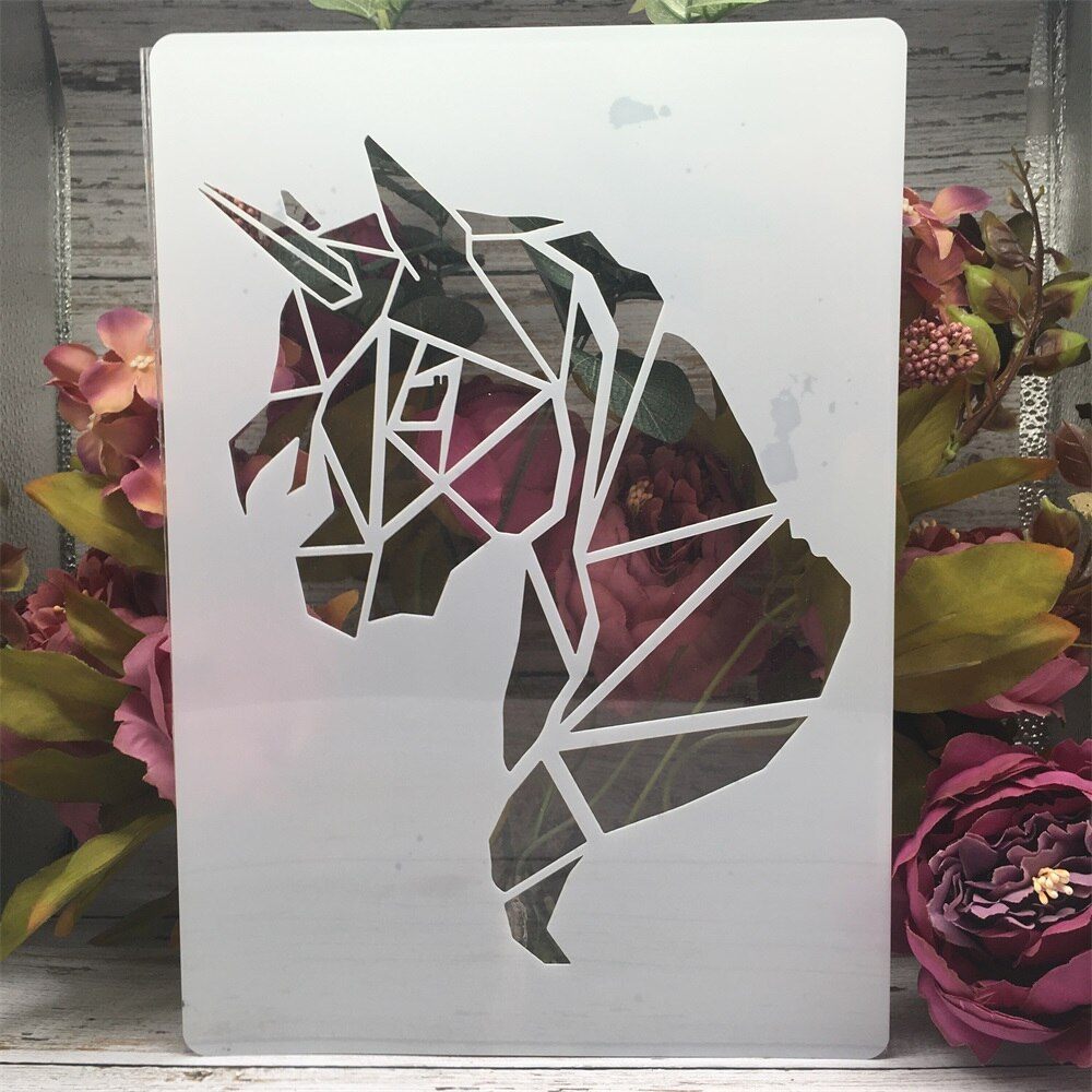 Patron Licorne Géométrique