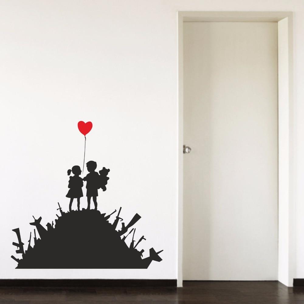 Sticker Banksy Ballon Rouge