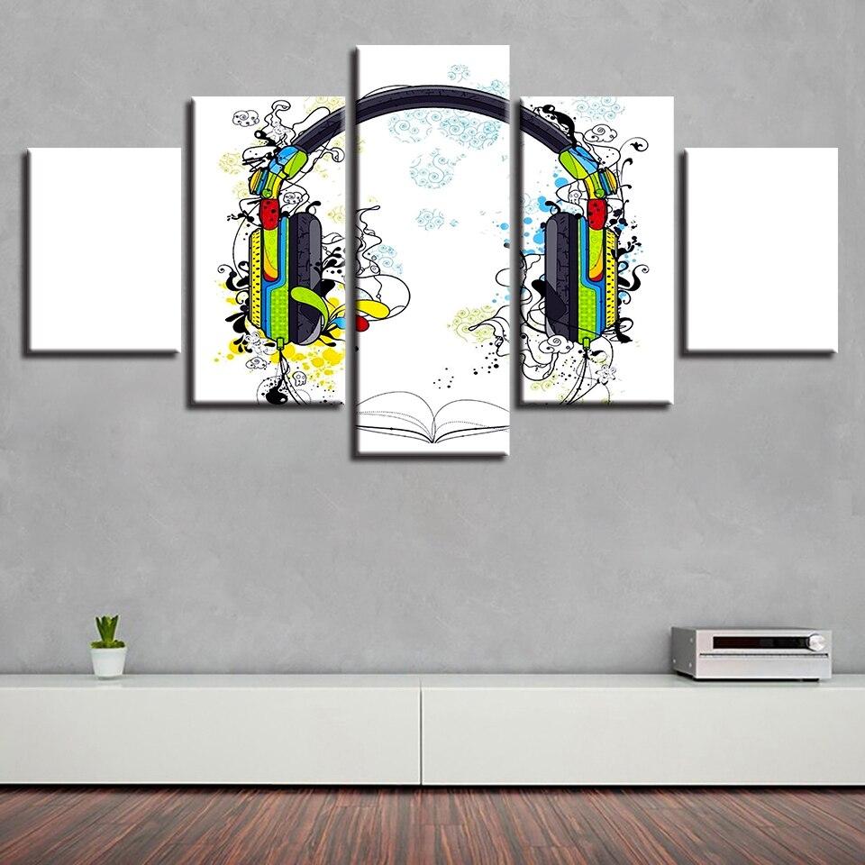 Toile 5 Pièces Casque