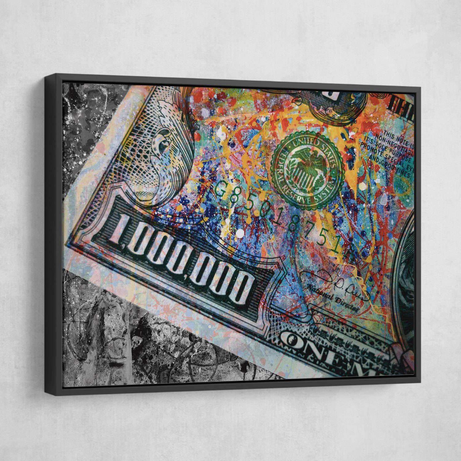 Tableau Avec Billet de Banque | Street Art Galerie