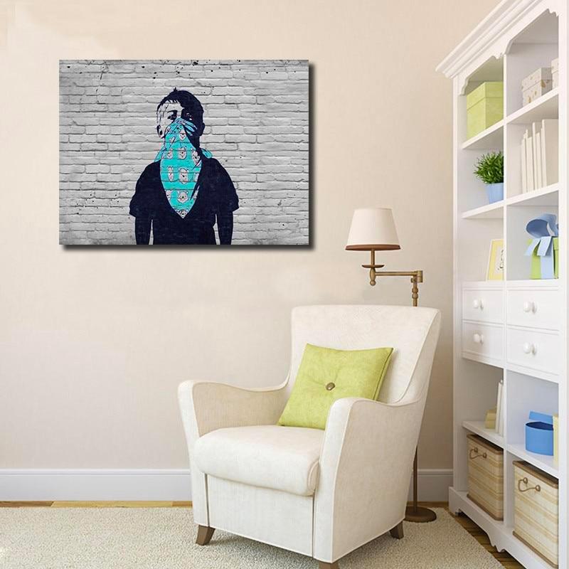 Tableau Street Art | Banksy Garçon