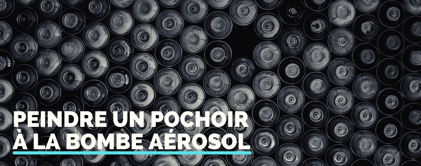 Comment peindre un pochoir à la bombe aérosol ?