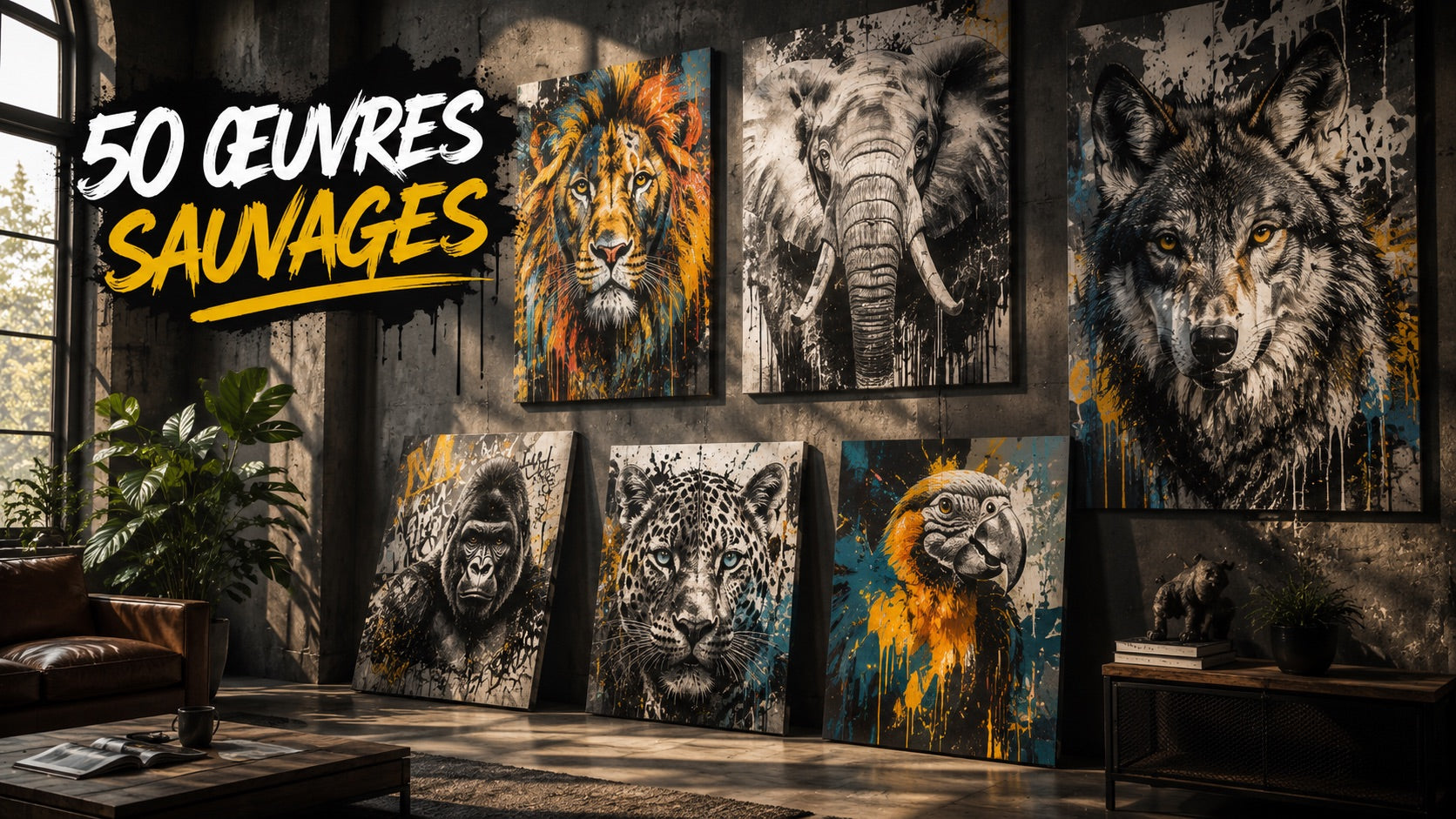 Top 50 des Tableaux d'Animaux