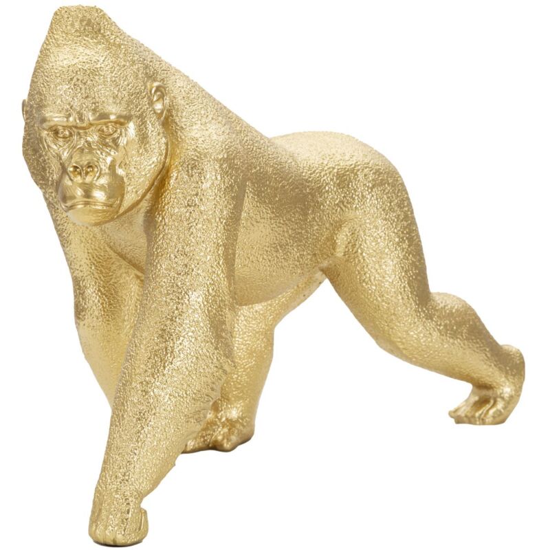 Statue Gorille Dorée