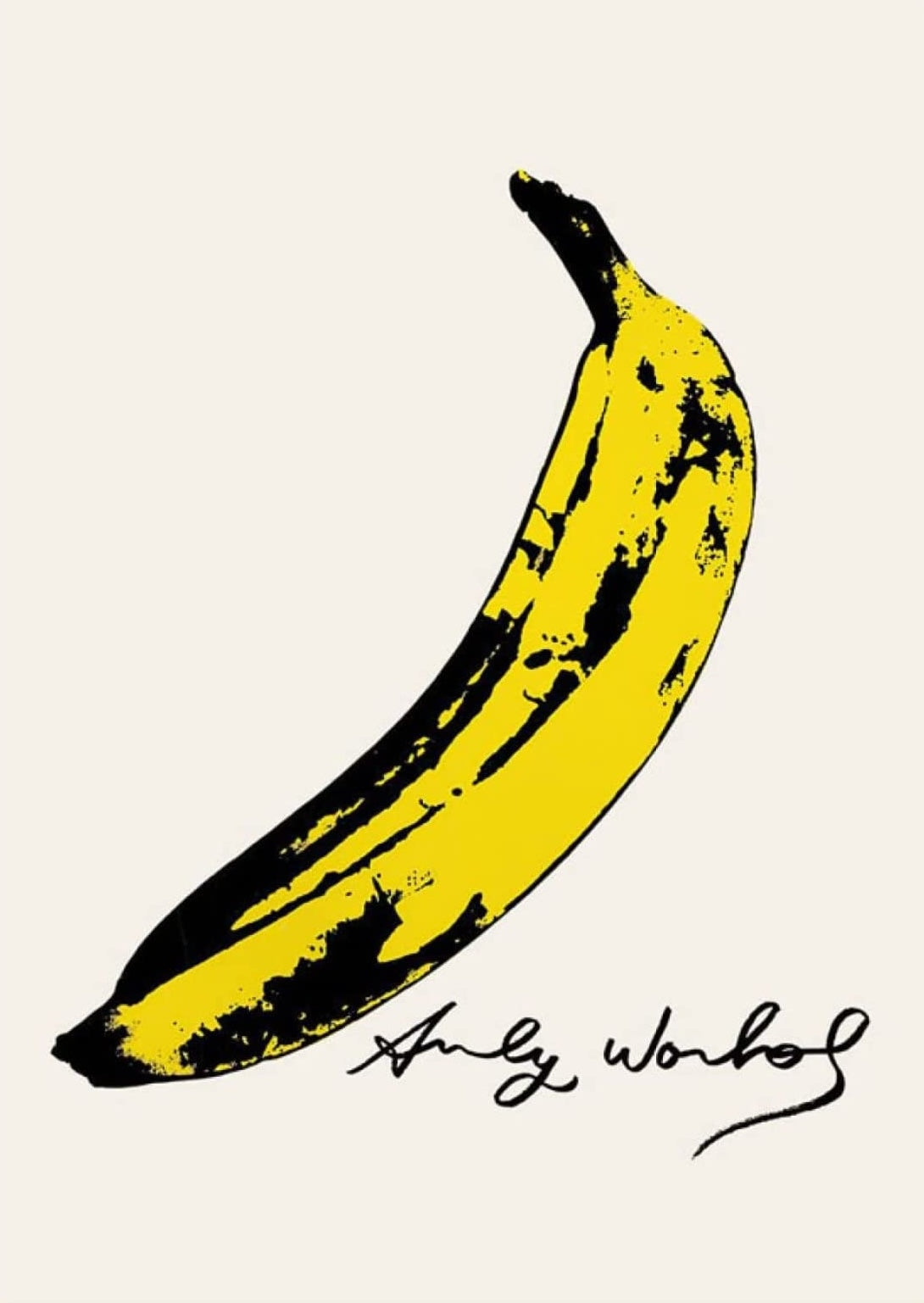 Tableau Street Art Andy Warhol "Signed Banana"