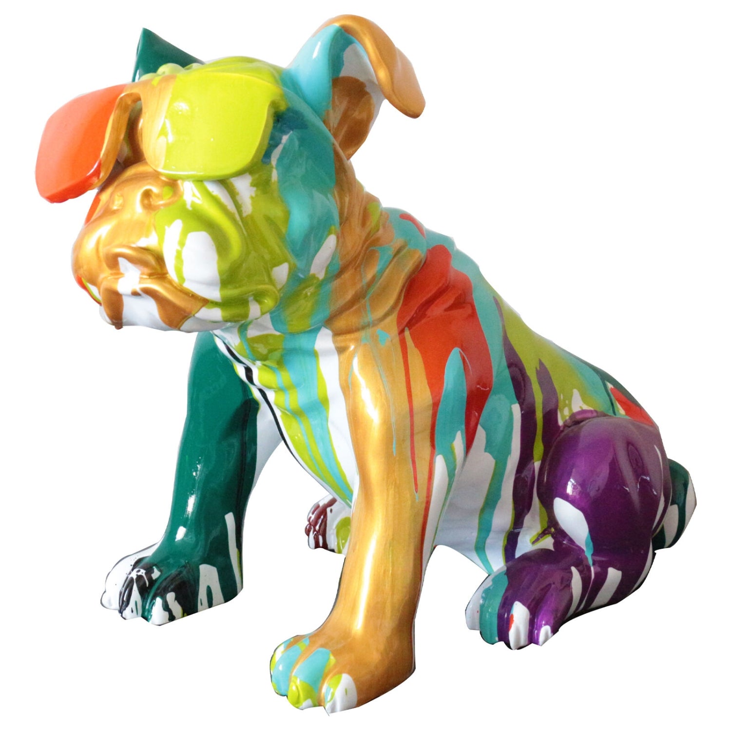 Statue Bulldog Lunette