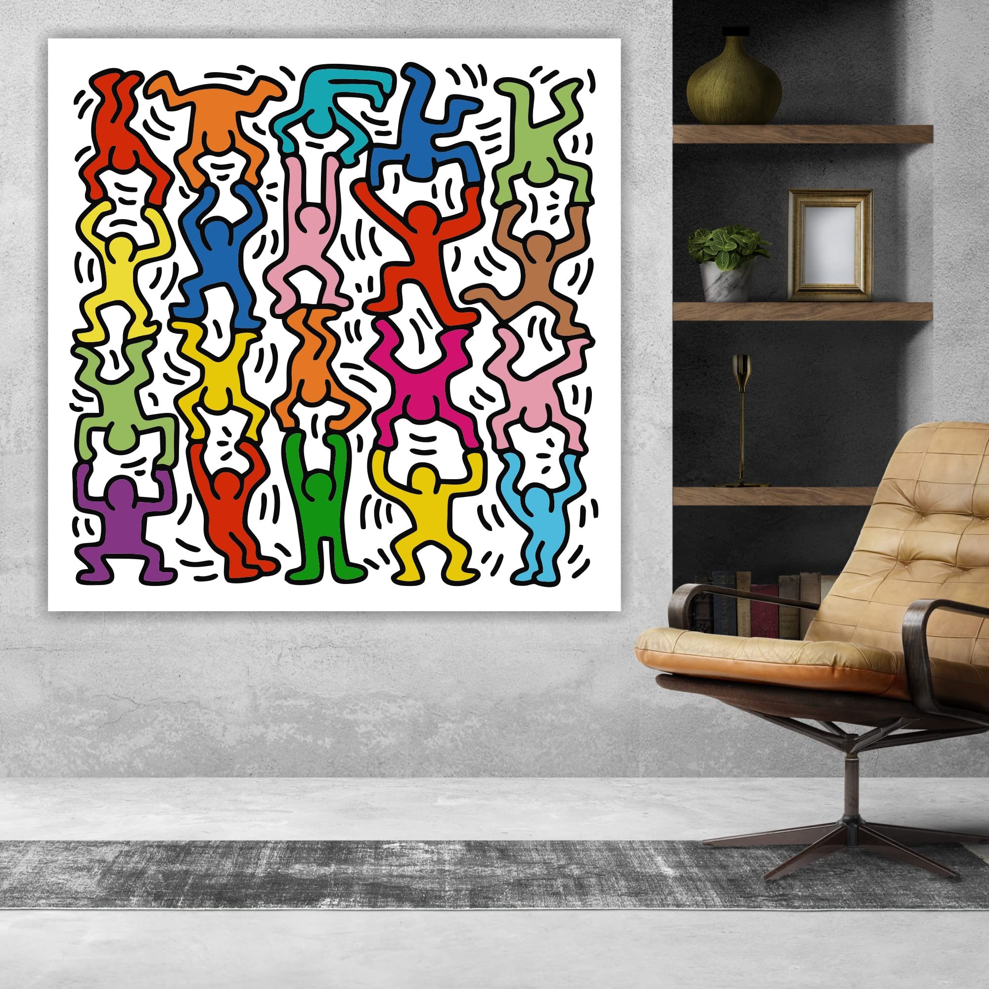 Tableau Keith Haring Pop Art
