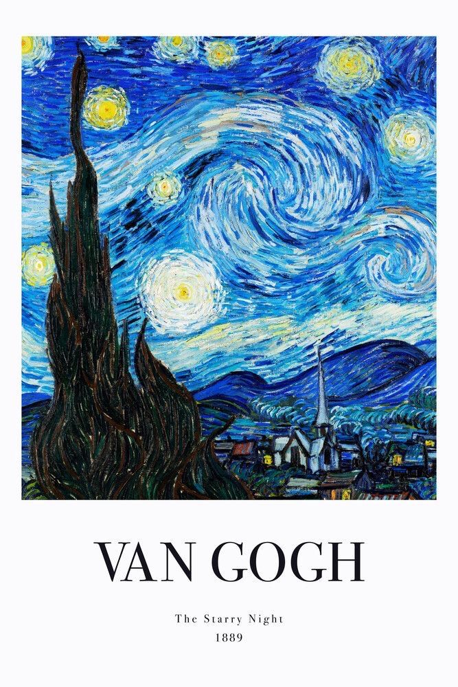 Tableau Street Art Van Gogh "The Starry Night"