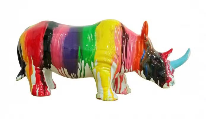 Statue Rhinocéros Design