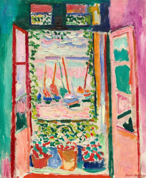 Tableau Street Art Henri Matisse "Open Window Collioure"
