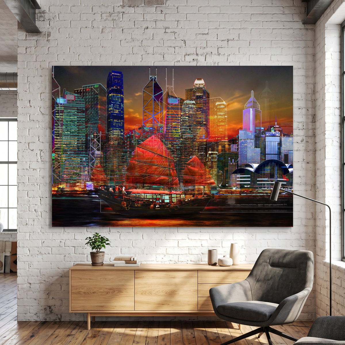 Tableau Photographique Hong Kong Yves Badyh