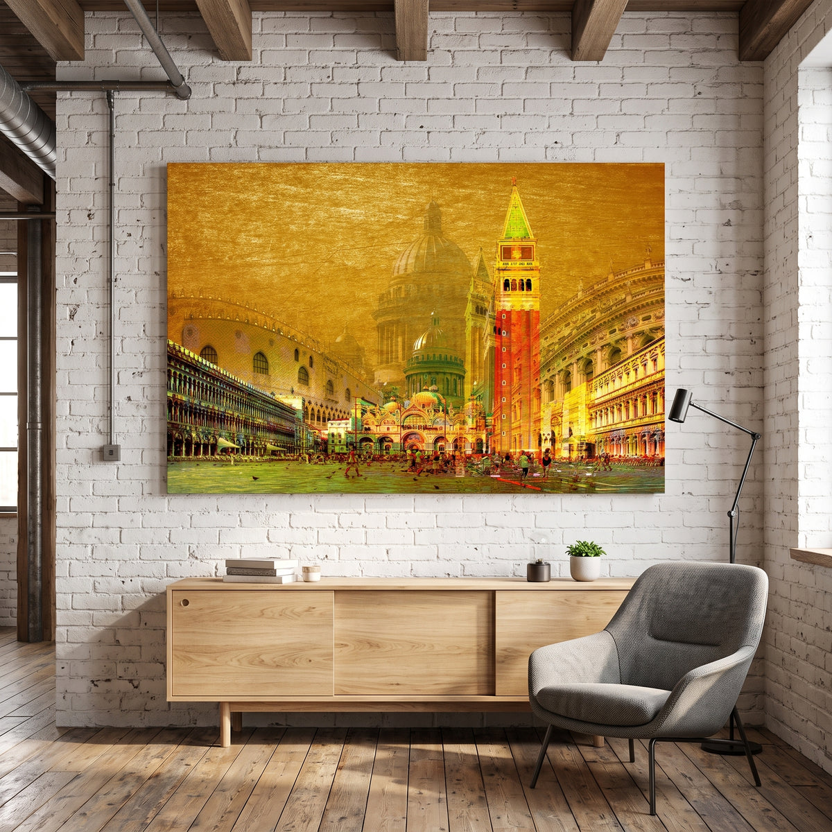 Tableau Photographique Piazza San Marco Yves Badyh