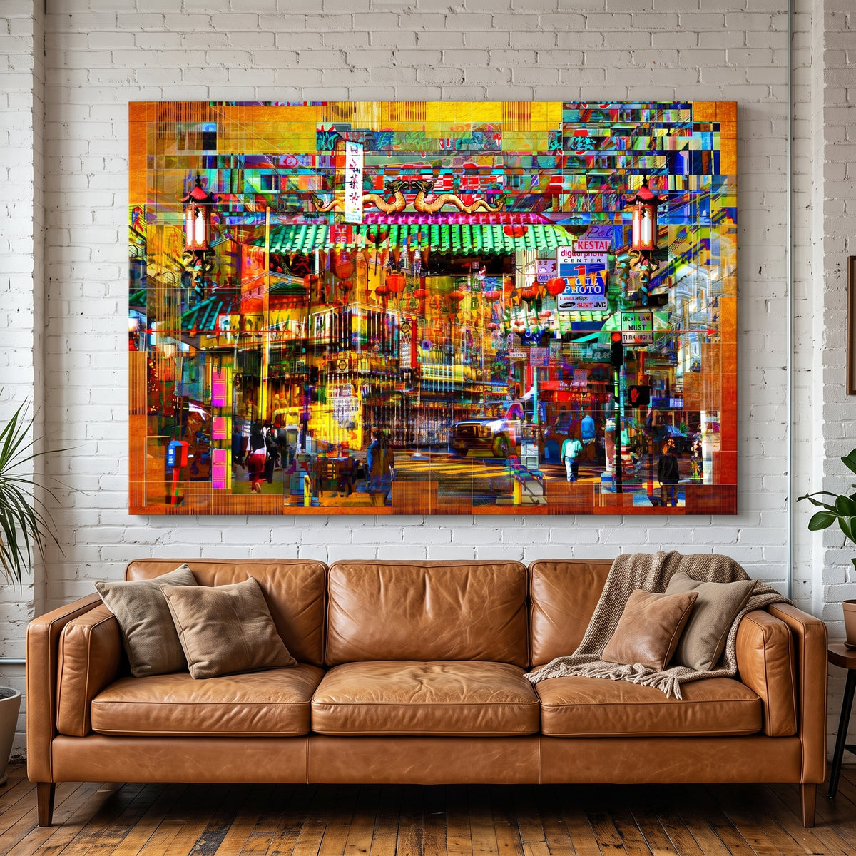 Tableau Yves Badyh China Town San Francisco